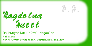 magdolna huttl business card